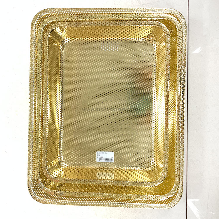  Edelstahl-Tablett mit dichten Löchern