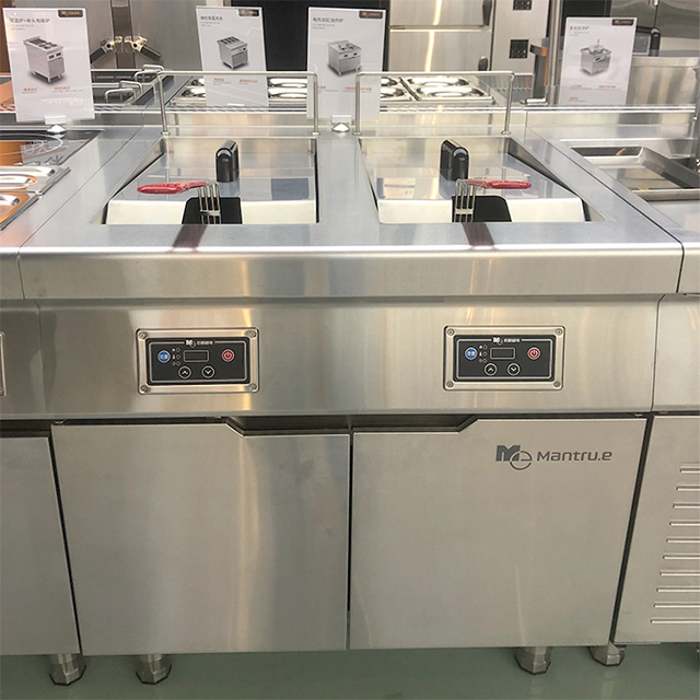 Doppelte Fritteuse 24 kW